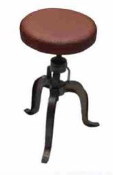 JMD204C Leather Stool