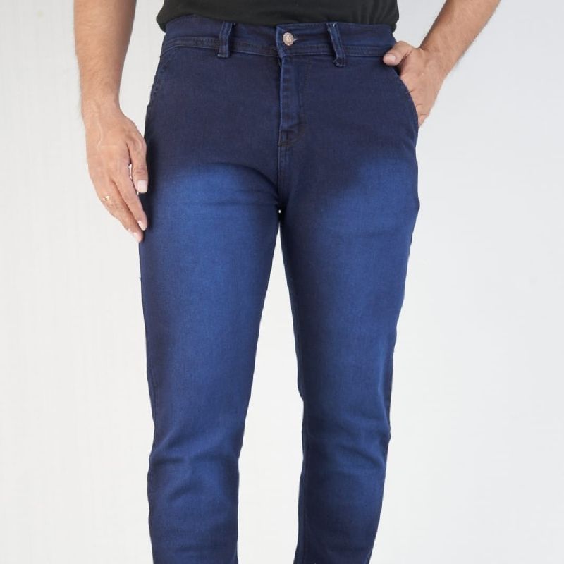D NO-1647-3 Mens Cotton Slub Jeans