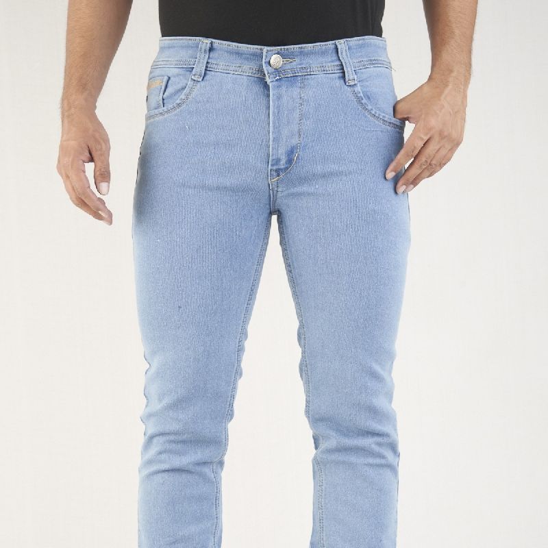 D NO 1702 Mens Dobby Comfort Jeans