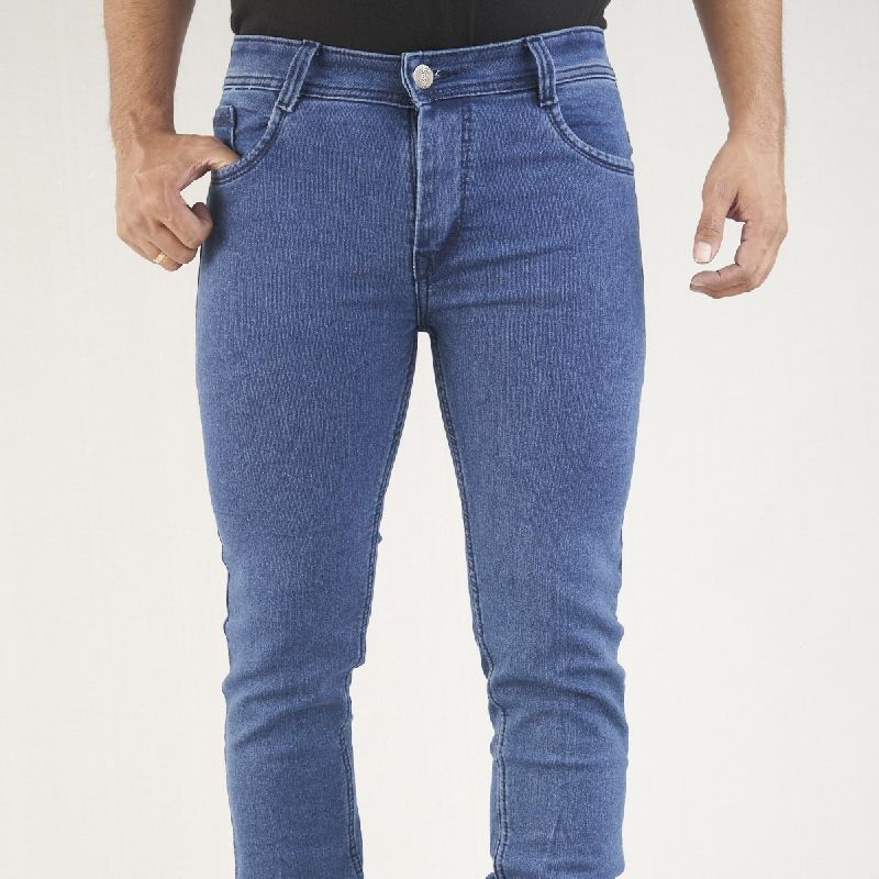 D NO 1703 Mens Dobby Comfort Jeans