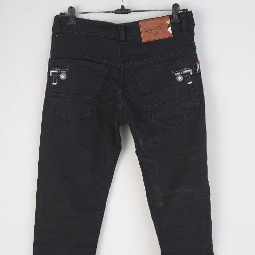 D No 1754 Black Mens Dusty Knitted Jeans