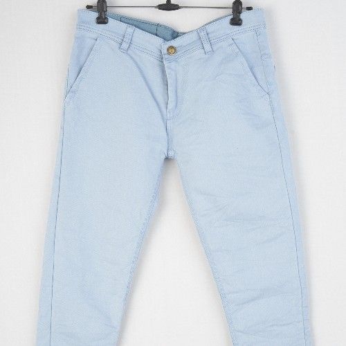 D No 1754 Light Blue Mens Dusty Knitted Jeans