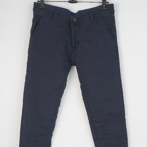 D No 1754 Navy Blue Mens Dusty Knitted Jeans