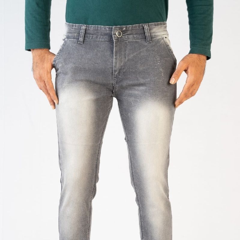 D No-508-LG Mens Dobby Jeans