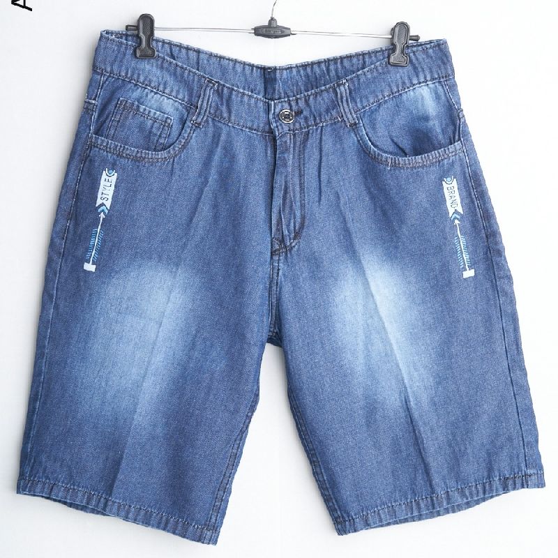 Denim Shorts Side Pockets