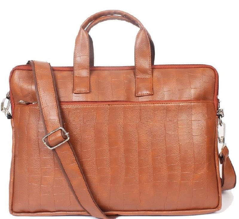 TL-1139-A Brown Leather Laptop Bag