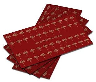 Customized Velvet Finish Shagun Envelopes