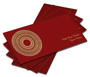 Customized Velvet Finish Shagun Envelopes