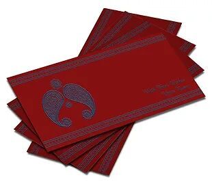 Customized Velvet Finish Shagun Envelopes
