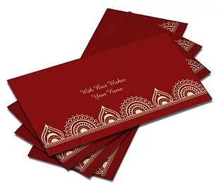 Customized Velvet Finish Shagun Envelopes