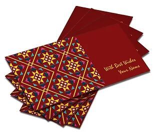 Customized Velvet Finish Shagun Envelopes
