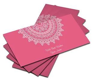 Customized Velvet Finish Shagun Envelopes