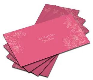 Customized Velvet Finish Shagun Envelopes