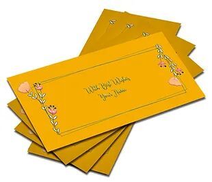 Customized Velvet Finish Shagun Envelopes