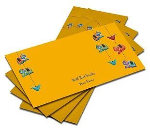Customized Velvet Finish Shagun Envelopes
