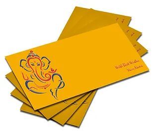 Customized Velvet Finish Shagun Envelopes