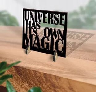 Customized / Non Customized Wooden Quote Laser-cut Typography Plaque (23)