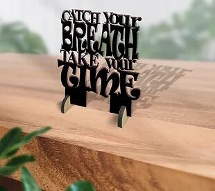Customized / Non Customized Wooden Quote Laser-cut Typography Plaque (27)