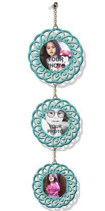 Customized Laser-Cut Wooden WALL HANGING (Blue 02)