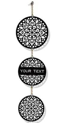 Customized Laser-Cut Wooden WALL HANGING (05)