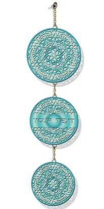 Customized Laser-Cut Wooden WALL HANGING (Blue 05)