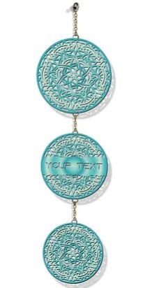 Customized Laser-Cut Wooden WALL HANGING (Blue 06)