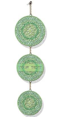 Customized Laser-Cut Wooden WALL HANGING (Green 06)