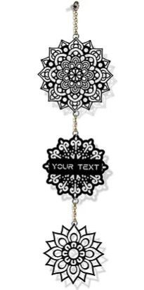 Customized Laser-Cut Wooden WALL HANGING (07)