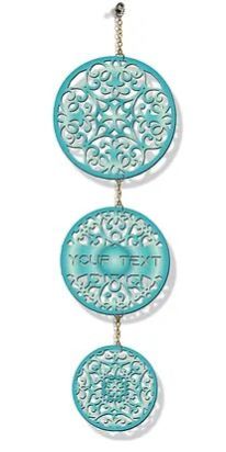 Customized Laser-Cut Wooden WALL HANGING (Blue 09)