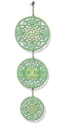 Customized Laser-Cut Wooden WALL HANGING (Green 09)