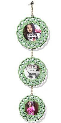 Customized Laser-Cut Wooden WALL HANGING (Green 02)