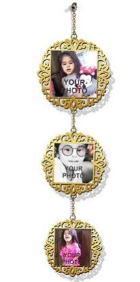 Customized Laser-Cut Wooden WALL HANGING (Golden 01)