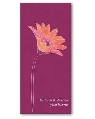 Customised Exclusive Designer Vertical Shagun / Money Envelope (SE Vert 4)