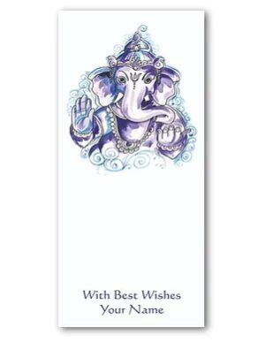 Customised Exclusive Designer Vertical Shagun / Money Envelope (SE Vert 8)