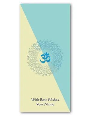 Customised Exclusive Designer Vertical Shagun / Money Envelope (SE Vert 9)