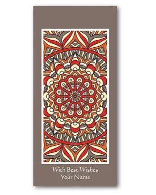 Customised Exclusive Designer Vertical Shagun / Money Envelope (SE Vert 9)