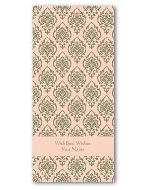 Customised Exclusive Designer Vertical Shagun / Money Envelope (SE Vert 9)