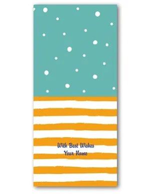 Customised Exclusive Designer Vertical Shagun / Money Envelope (SE Vert 9)