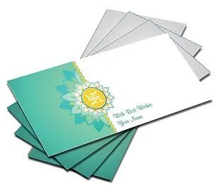 Customized Pearl Finish Shagun Envelopes