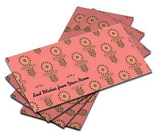 Customized Pearl Finish Shagun Envelopes