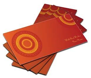 Customized Pearl Finish Shagun Envelopes