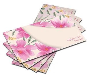 Customized Pearl Finish Shagun Envelopes