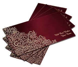 Customized SATIN Finish Shagun Envelopes