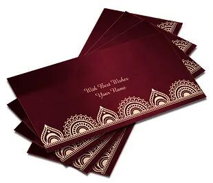 Customized SATIN Finish Shagun Envelopes