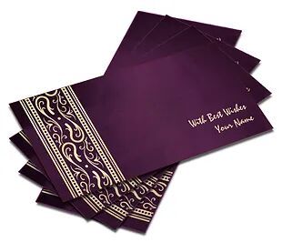 Customized SATIN Finish Shagun Envelopes