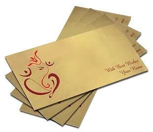 Customized SATIN Finish Shagun Envelopes
