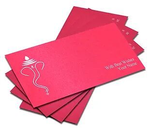 Customized SATIN Finish Shagun Envelopes