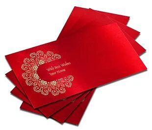 Customized SATIN Finish Shagun Envelopes