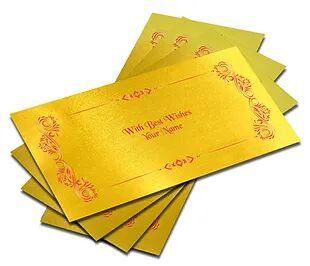 Customized SATIN Finish Shagun Envelopes