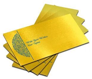 Customized SATIN Finish Shagun Envelopes